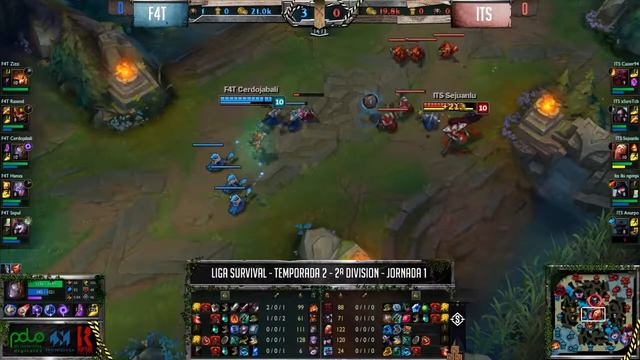InTheSky vs The Fat Boy's Legends - Partida 1 - Temporada 2 - Jornada 1 смотреть онлайн