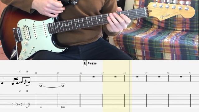 Arctic Monkeys - Do I Wanna Know GUITAR COVER + PLAY ALONG смотреть онлайн