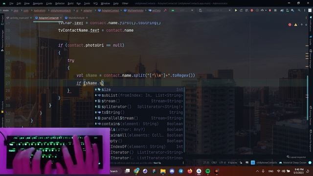 ASMR Programming - Clone IOS Contact App - No Talking смотреть онлайн