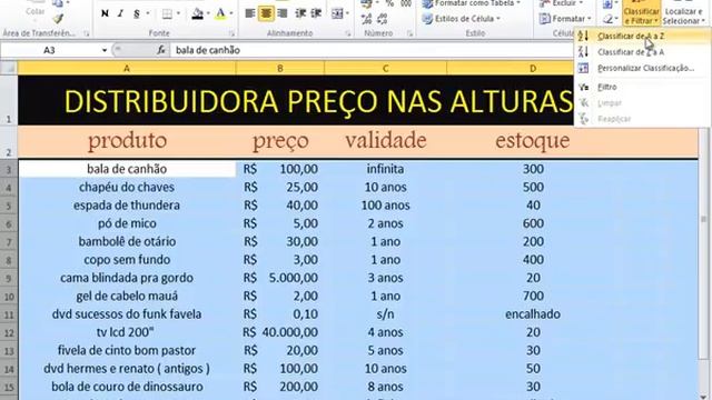 Excel 2010 aula 2 de 8 - formatando uma planilha por William Azarado смотреть онлайн