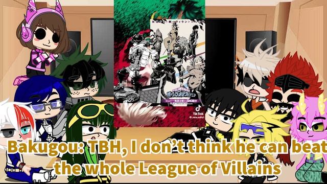 Dekusquad and Bakusquad react to "How strong is Deku" video on TikTok смотреть онлайн