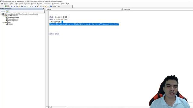 Envio PDF em Anexo do Email Outlook com Macro VBA | Aprenda a criar Macro para anexar PDF ao Email смотреть онлайн