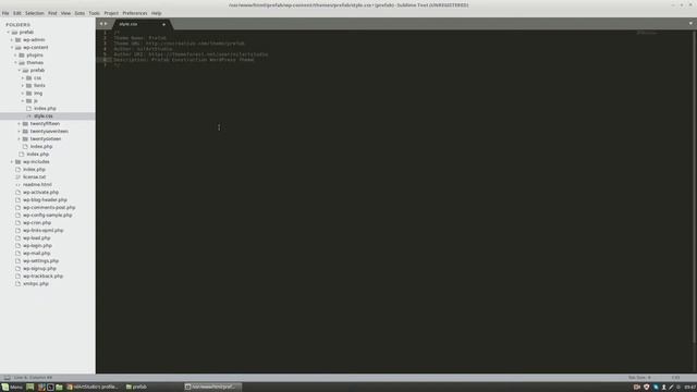 Creating Theme Folder + Structure смотреть онлайн