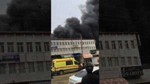 Горит рынок на Ирчи Казака. Дуа аманат чтоб Аллагь помог им