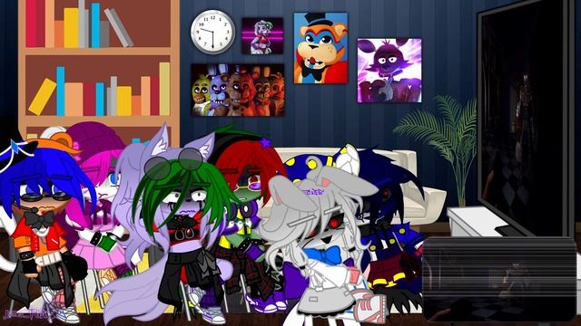 Security Breach Reacts To The FNAF: Security Breach RUIN DLC Trailer | FNAF | (Gacha Club) смотреть онлайн