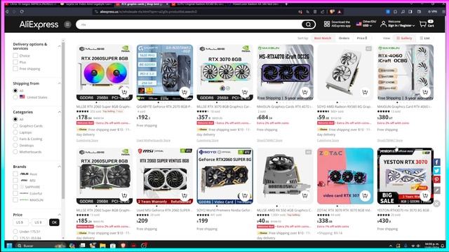 TARJETAS GRAFICAS USADAS VS TARJETA GRAFICAS CHINAS, CUAL ES MAS BARATA, RTX 2060 SUPER 8 GB смотреть онлайн