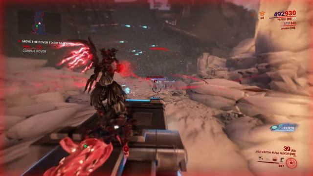 [Warframe] Yareli hijacking Corpus Rover смотреть онлайн
