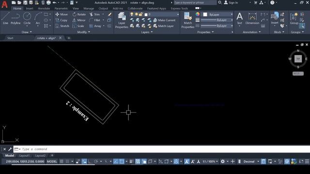 AutoCAD 2D Tutorial Tamil Chapter 17 Modify Tool" Rotate Tool" How to rotate object| Rotate Command смотреть онлайн