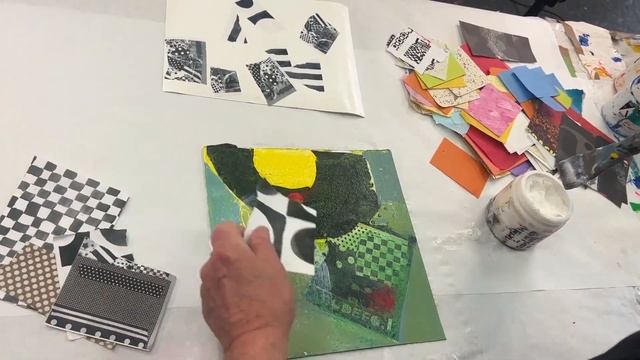 BobBlast 446 - "How I Start an Abstract Painting Using Collage" смотреть онлайн