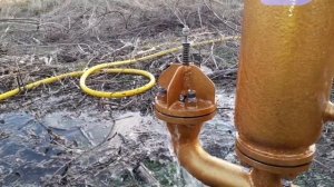 Гидротаран в действии.