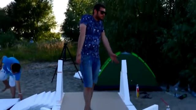 ЯХТА ИЗ ПЕНОПЛАСТА И МОНТАЖНОЙ ПЕНЫ смотреть онлайн