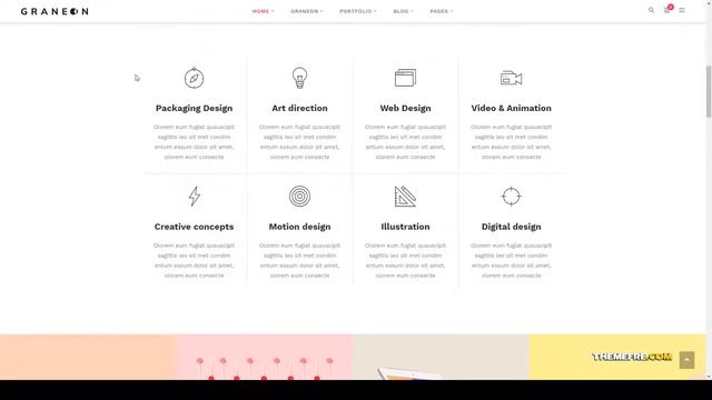 Graneon - Creative Artist Portfolio WordPress theme portfolio portfolio multi purpose Asahina смотреть онлайн