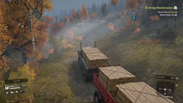 Angkut Papan Pakai Truk GMC MH9500 - SnowRunner смотреть онлайн