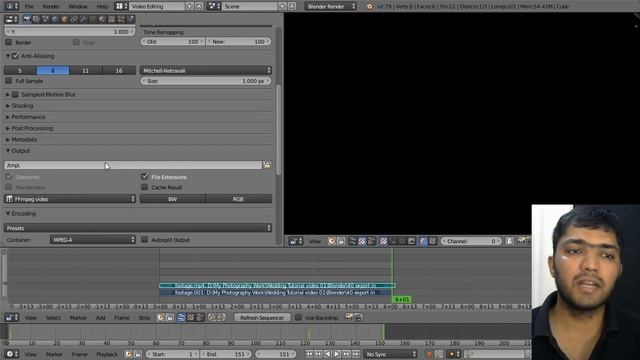 #Blender-40 Export/Render/Convert Video in MP4 Format in Blender смотреть онлайн