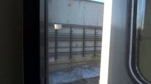 Поездка на поезде метро Русич Бунинская Аллея-Битцевский парк