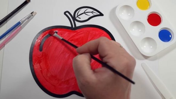 Colorful Creations: Learning Colors for Toddlers with Paint!