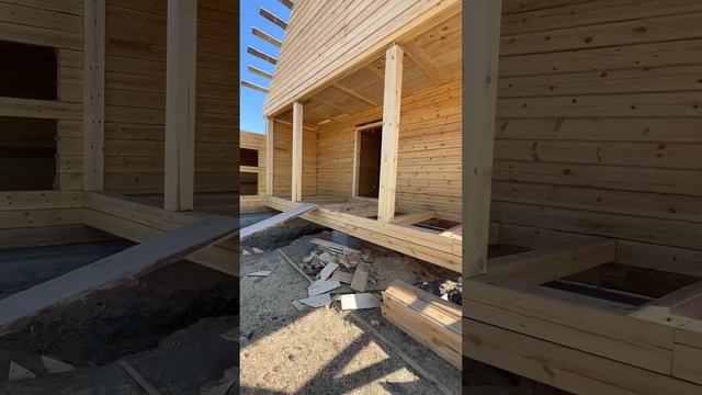 Одноэтажный дом из профилированного бруса, проект "Аккуратный" смотреть онлайн