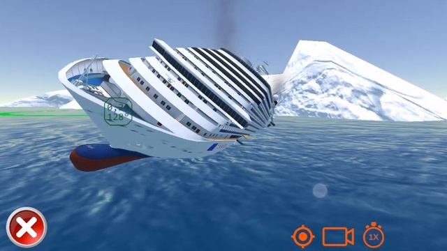 Costa Concordia  тонет, CruiseShip.