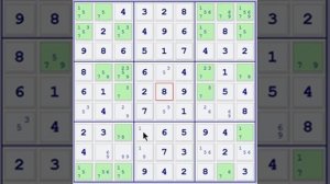 Решение сложных судоку. Обоюдоложный кандидат.