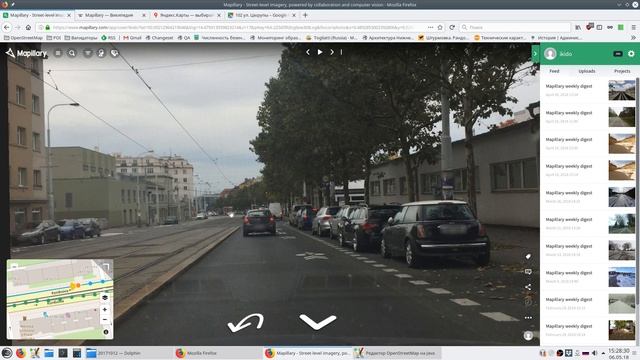 Mapillary - открытые панорамы. Первые шаги