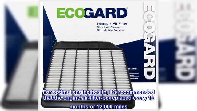 Great product - ECOGARD XA10253 Premium Engine Air Filter Fits Infiniti QX80 5.6L 2014-2020, QX56 смотреть онлайн