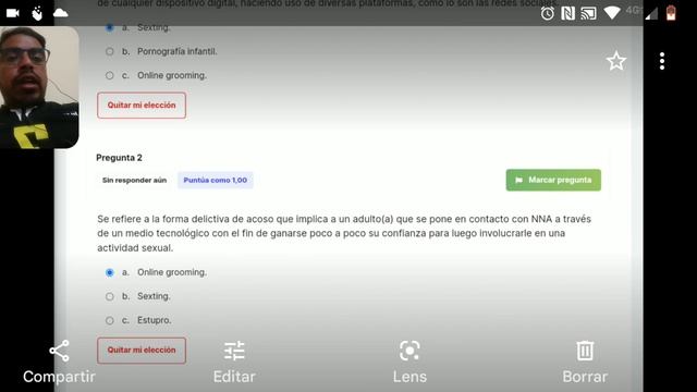 CONTESTANDO VALORACION III, DEL CURSO ENTORNOS SEGUROS. смотреть онлайн
