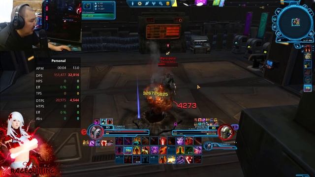 SWTOR- Advanced Prototype Powertech VS 150% Reflect смотреть онлайн