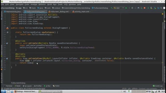 Android Tutorial - How to Create a Fullscreen Dialog using DialogFragment смотреть онлайн