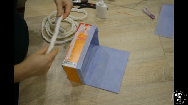 шкатулка из коробки декорированная салфетками (box Out Of The Box Decorated With Napkins)