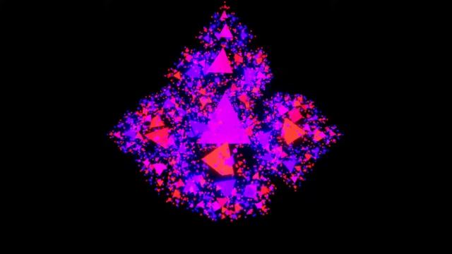 Sierpiński triangle with 6 depth in unity смотреть онлайн