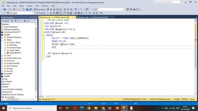 How to use While loop in SQL SERVER | SQL Training Sessions | SQL смотреть онлайн