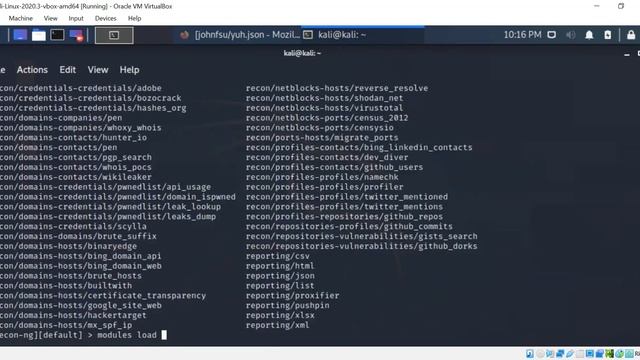 Open Source Intelligence (OSINT) via Recon-NG смотреть онлайн