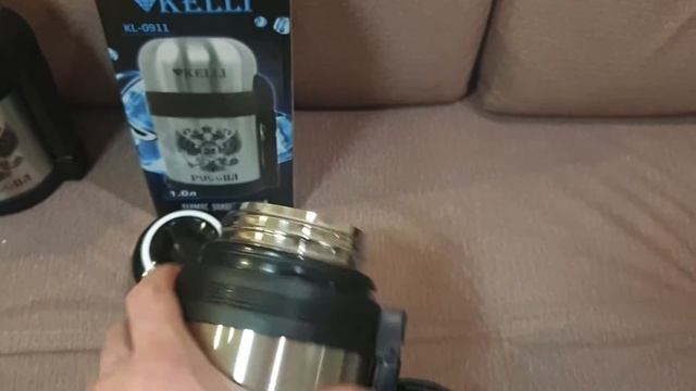 универсальный термос Kelli KL-0910 (0,8 л) и KL-0911 (1 л). active-men.ru смотреть онлайн