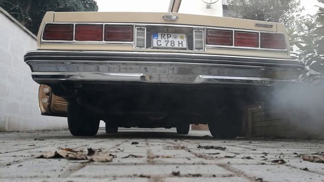 Chevrolet Caprice Coupe 1978 5,7 Liter cold start , lovely sound смотреть онлайн