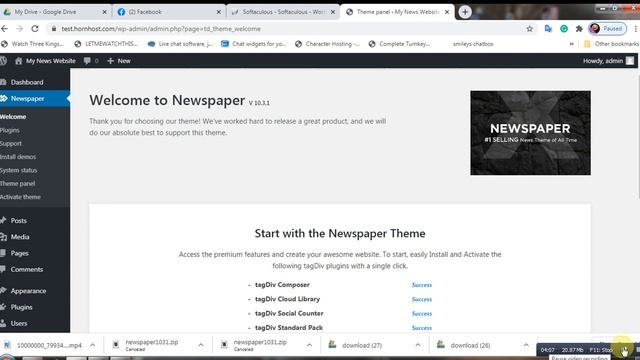 Installing newspaper wordpress theme смотреть онлайн