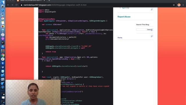 Start integrating Google Sign-In into your iOS app Swift 5 смотреть онлайн