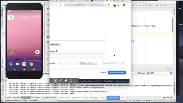 Firebase Cloud Messaging to AWS SNS смотреть онлайн