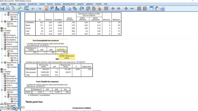 ANOVA SPSS смотреть онлайн