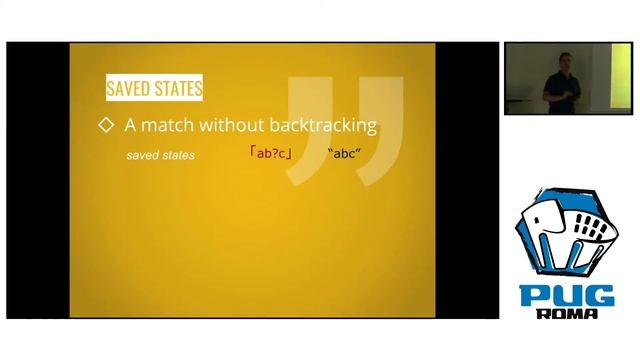 Incontro di Luglio 2017 - /regexp?/ The mechanics of Expression Processing with some PCRE2 referral смотреть онлайн
