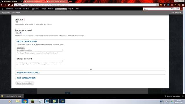 Drupal sending email using SMTP using gmail смотреть онлайн