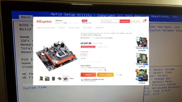 ? Mainboard China Atermiter B75 Con Procesador Intel Core I5 2500K