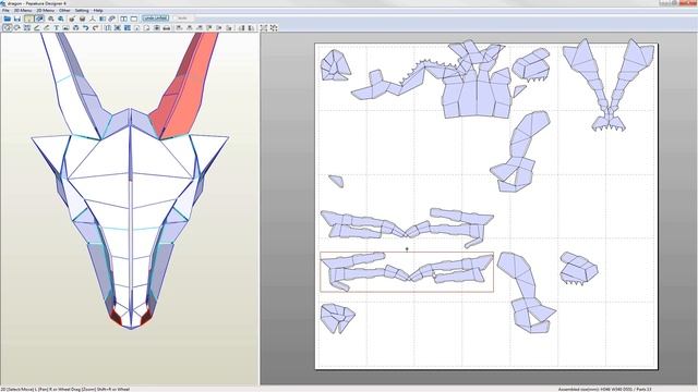 Pepakura Designer 4 Tutorial - Transforming your 3D model into a 2D pattern смотреть онлайн