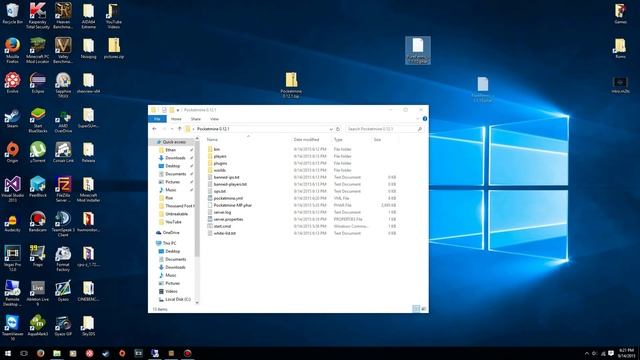 How To Host a Minecraft Pocket Edition / Windows 10 Edition 0.12.x Server! смотреть онлайн