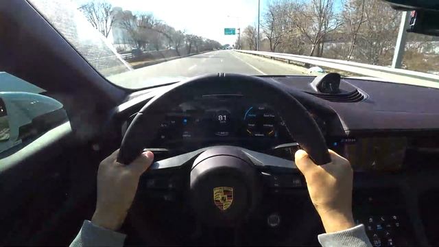 2021 Porsche Taycan POV Test Drive