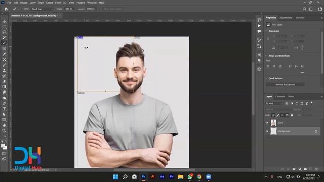 How to Use Crop and Slice Tool in Photoshop 2022 | Advance Photoshop Training Class 9 смотреть онлайн