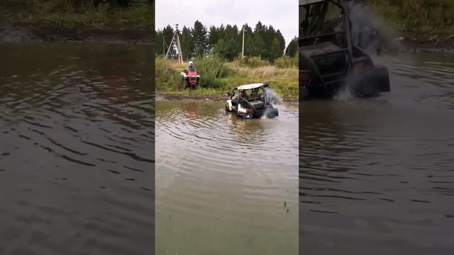 В одиночку в брод не лезь! #4х4 #offroad #brp #polaris #багги смотреть онлайн