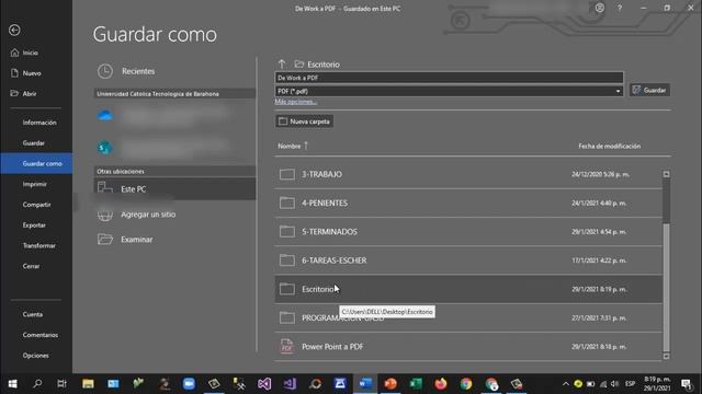 CONVERTIR documentos Word-Power Point-Excel a PDF смотреть онлайн