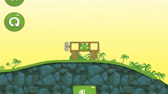 Обзор игры Bad Piggies.На PC смотреть онлайн
