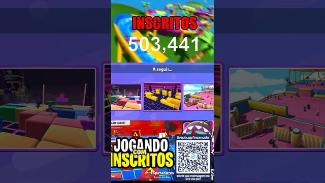 STUMBLE GUYS LIVE AO VIVO AGORA PORTUGUÊS BRASIL - JOGANDO COM INSCRITOS! ? смотреть онлайн