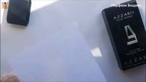 Обзор edt AZZARO Pour Homme 50ml (Франция)